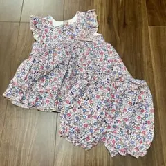 花柄 セットアップ 70 80 女の子 上下セット 夏 半袖 SLAPSLIPのサムネイル