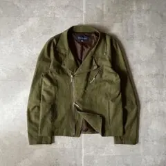 ジャケット リネン ダブルライダース ダブルジップ 短丈 シティボーイのサムネイル
