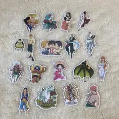ワンピース　ONE PIECE ステッカー　シール　キャラクター　17枚セット