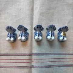 ★新品★有田焼★箸置き 5個セット★出目金★