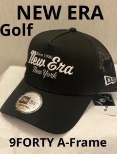 NEW ERA ニューエラ　ゴルフ　 9FORTY A-Frame ブラック