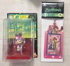 ズートピア ハッピーくじ B賞フィギュア フィニック&E賞　カードホルダー