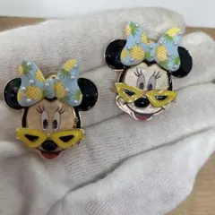 disney&baublebarミニーマウス サングラス付きピアス