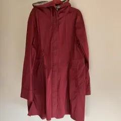 【HIROKO BIS】赤色 フード付きレインコート　11