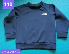 110cm THE NORTH FACE 薄手トレーナーネイビー