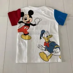 夏物処分 新品 ミッキー＆ドナルドTシャツ110