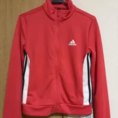 adidas ジップアップジャケット M レッド