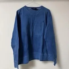 POLO SPORT ラルフローレンブルー クルーネック トレーナー M
