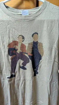 【週末値下】C&K ツアー Tシャツ イラスト 中古 カーキ candk