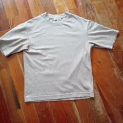 UNIQLO U ベージュ 半袖Tシャツ S