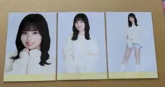 乃木坂46 佐藤璃果 生写真 ルーズソックス 3種コンプ