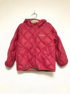 mont-bell フード付き リバーシブルダウンジャケット 100cm