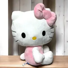 ハローキティ スーパーラージぬいぐるみ 平成ピンク