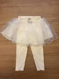 petit main チュチュ付きレギンス 90