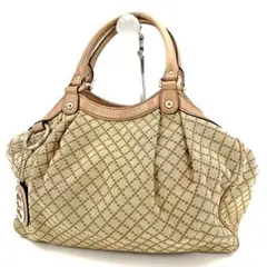 【美品】グッチ スーキー ディアマンテ ハンドバッグ GG レザー チャーム