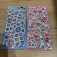 ハローキティ ボンボンドロップシール たまごっちプチドロ2枚セット