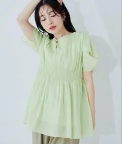 美品】FRAY I.D 2wayペプラムパフチュニック - メルカリ