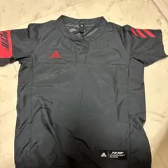 adidas CLIMASTORM ピステ 半袖 ブラック レッド 130のサムネイル