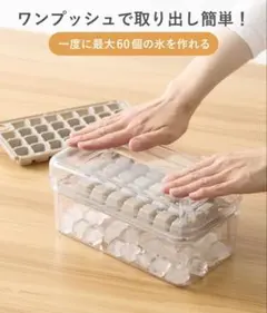 製氷皿 最大60個 ワンプッシュ取り出し　KITINTOのサムネイル