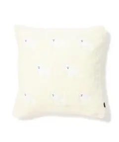 Francfranc ファークッションカバー450×450ホワイト フランフラン