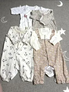 ベビー服 ロンパース 4点セット　バースデイ西松屋赤ちゃん本舗