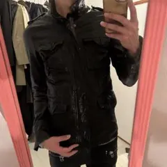 darkwear archive leather jacket opium