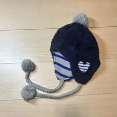 ディズニー　ニット帽子　ポンポン付きキッズ　54cm