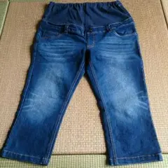 マタニティジーンズ カプリパンツ