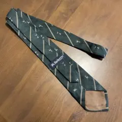 Burberrys of LONDONダークグリーン ネクタイ　バーバリー