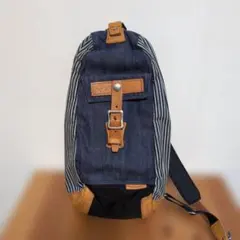 GWセール【美品】MASTER-PIECE ボディバッグ ネイビー日本製