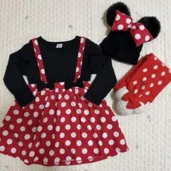 ミニー風着ぐるみ３点セット