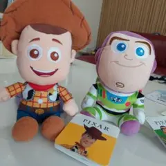 限定品。ピクサー ぬいぐるみ ウッディ バズ・ライトイヤー