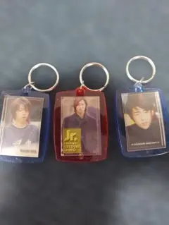 嵐　二宮和也　相葉雅紀　レトロ　大野智　ジュニア　 当時　キーホルダー セット