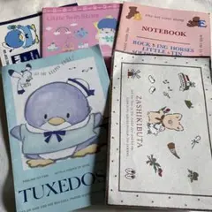 ノート 5冊セット レトロサンリオ