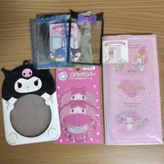 サンリオ オタ活グッズ マイメロ クロミ トレカケース 缶バッジカバー コースタ