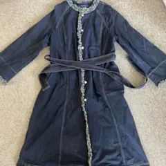 セール⭐︎M'S GRACY フリンジ ロングコート 40