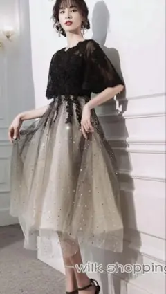 パーティードレス 黒