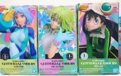 ヒロアカ　GLITTER＆GLAMOURSフィギュア　葉隠　蛙吹梅雨　波動ねじれ