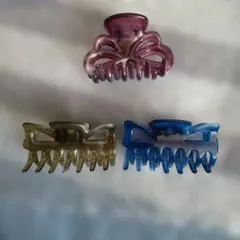 ヘアクリップ3個セット