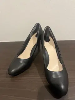 RANDA ブラック ポインテッドトゥ ハイヒール 25.5cm