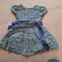 Ralph Lauren ネイビー花柄ワンピース