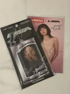 MINISO LISA ALTEREGO アクリルキーホルダー