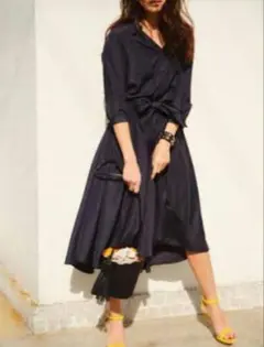ZARA タイディテールポプリンワンピース ZW COLLECTION XS | Mercari