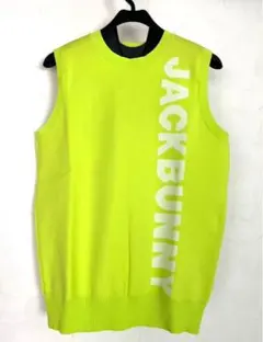 Jack Bunny!! 蛍光イエロー ノースリーブベスト サイズ0