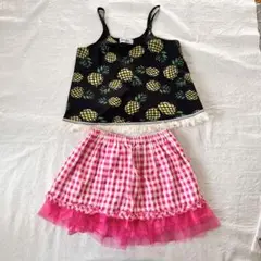 本日発送！Allolum × JENNI love 女の子夏服 2点セット130のサムネイル