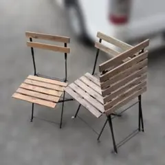 IKEA 折り畳みガーデンチェア　3客セット　まとめ　木製　黒　ブラウン イケア（IKEA） 【期間限定1000円OFF】ガーデンテーブルセット
