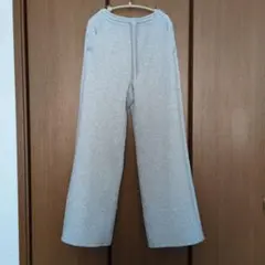 GU パフスウェット バギーパンツ+EC (丈長め) グレー Ｌ