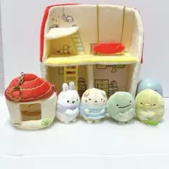 すみっコぐらし すみっコハウス　てのりぬいぐるみ　ペンギン　うさぎマイスター