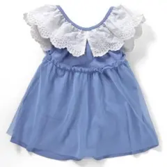 アプレレクール【UVカット】うしろリボンレースワンピース水着 110