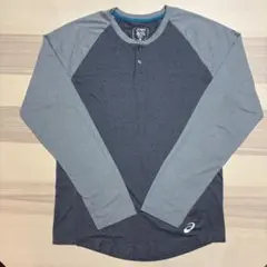 ASICS ロングスリーブTシャツ メンズSサイズ グレー